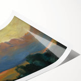 Modern Wall Art of Majestic Mountain Landscape - Abstract Decor