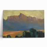 Modern Wall Art of Majestic Mountain Landscape - Abstract Decor