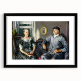 Modern Wall Art of Classic Portrait Couple - Abstract Contemporary Style