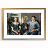 Modern Wall Art of Classic Portrait Couple - Abstract Contemporary Style