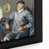 Modern Wall Art of Classic Portrait Couple - Abstract Contemporary Style