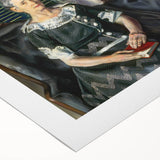 Modern Wall Art of Classic Portrait Couple - Abstract Contemporary Style