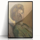 Modern Wall Art - Portrait of Countess Nyáryová in Soft Impressionist Style