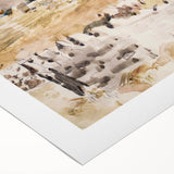 Modern Wall Art of Oxfordshire Landscape - Abstract Minimalist Decor