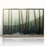 Framed abstract floral wall art featuring vibrant colors and intricate designs, set in a sleek gold frame, perfect for modern home decor accents.