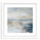 Abstract geometric frame featuring a white mat and sleek design, perfect for modern decor. Ideal for showcasing artwork or photographs in a stylish setting.