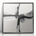 Contemporary Abstract Canvas – Minimal Cross Expression