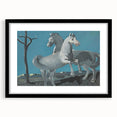 Expressionist Horses Art | Majerník Study of a Horse Painting