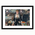 Impressionist Wall Art - A Bar at the Folies-Bergère by Manet Print