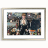 Impressionist Wall Art - A Bar at the Folies-Bergère by Manet Print