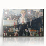Impressionist Wall Art - A Bar at the Folies-Bergère by Manet Print