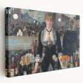 Impressionist Wall Art - A Bar at the Folies-Bergère by Manet Print
