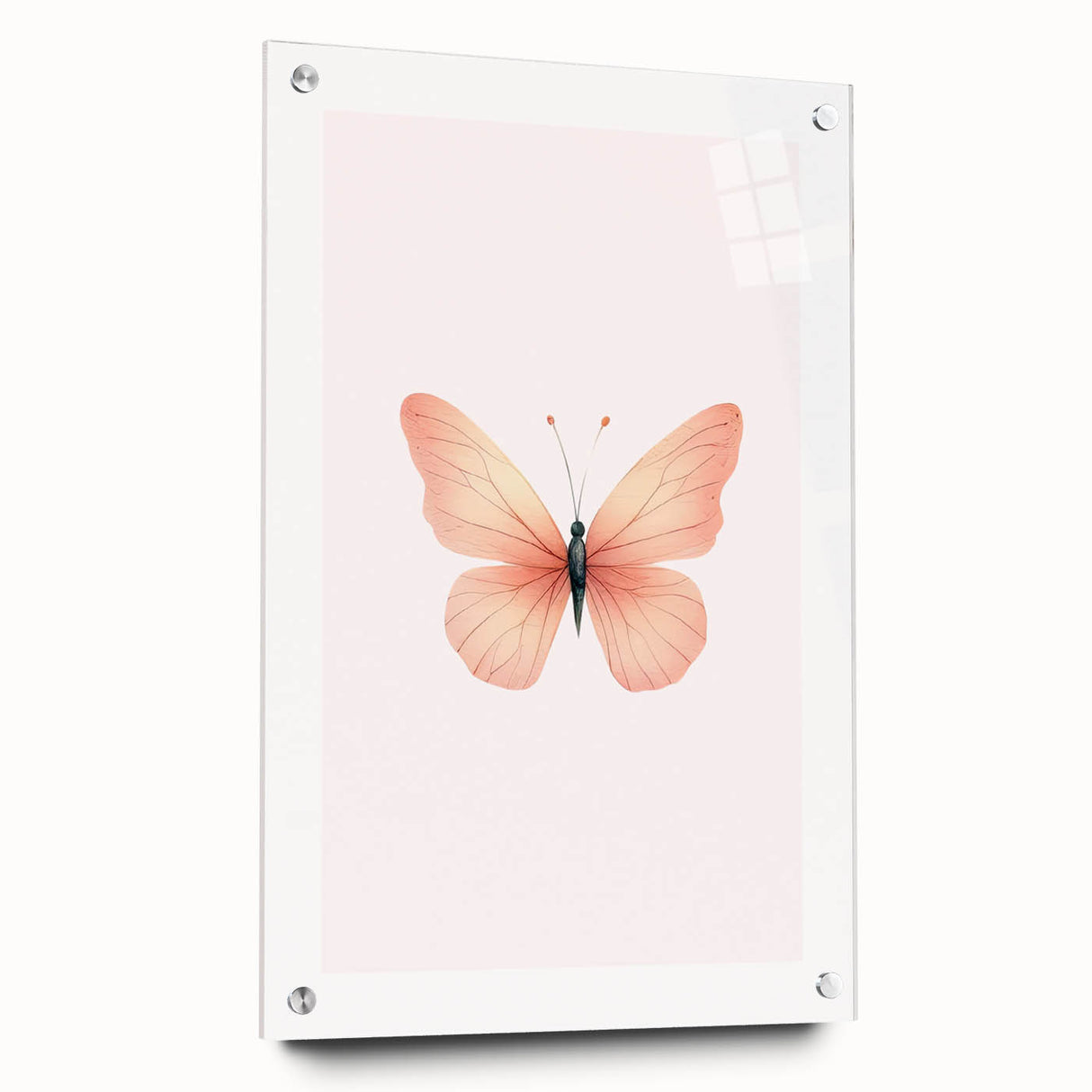 Soft Pastel Butterfly Print - Children's Wall Decor