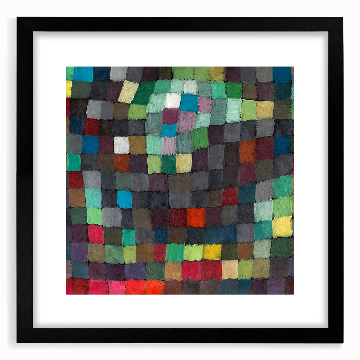 Modern Wall Art - Vibrant Abstract Grid - Colorful May Picture Print