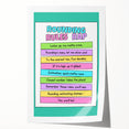 Numbers and Shapes Wall Art - Rounding Rules Math Poster