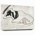 Modern Wall Art of Abstract Cow Illustration - Minimalist Modern Design