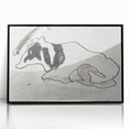 Modern Wall Art of Abstract Cow Illustration - Minimalist Modern Design
