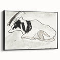 Modern Wall Art of Abstract Cow Illustration - Minimalist Modern Design