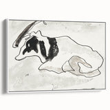 Modern Wall Art of Abstract Cow Illustration - Minimalist Modern Design