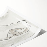 Modern Wall Art of Abstract Cow Illustration - Minimalist Modern Design