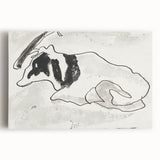 Modern Wall Art of Abstract Cow Illustration - Minimalist Modern Design