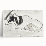 Modern Wall Art of Abstract Cow Illustration - Minimalist Modern Design