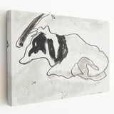 Modern Wall Art of Abstract Cow Illustration - Minimalist Modern Design