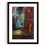 Modern Wall Art - Abstract Sketch After Delacroix in Vibrant Brushstrokes