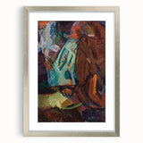 Modern Wall Art - Abstract Sketch After Delacroix in Vibrant Brushstrokes