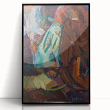 Modern Wall Art - Abstract Sketch After Delacroix in Vibrant Brushstrokes