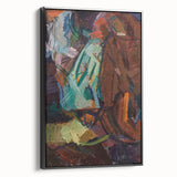 Modern Wall Art - Abstract Sketch After Delacroix in Vibrant Brushstrokes