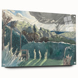 Modern Wall Art of Scenic Countryside Landscape - Abstract Decor