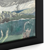 Modern Wall Art of Scenic Countryside Landscape - Abstract Decor