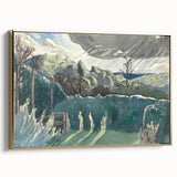 Modern Wall Art of Scenic Countryside Landscape - Abstract Decor
