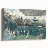 Modern Wall Art of Scenic Countryside Landscape - Abstract Decor