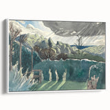 Modern Wall Art of Scenic Countryside Landscape - Abstract Decor