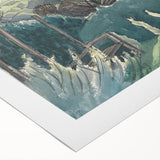 Modern Wall Art of Scenic Countryside Landscape - Abstract Decor