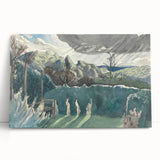 Modern Wall Art of Scenic Countryside Landscape - Abstract Decor