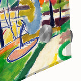 Modern Wall Art of Vibrant Abstract Landscape - Contemporary Design