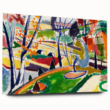 Modern Wall Art of Vibrant Abstract Landscape - Contemporary Design