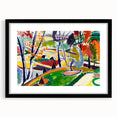 Modern Wall Art of Vibrant Abstract Landscape - Contemporary Design