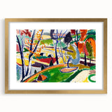 Modern Wall Art of Vibrant Abstract Landscape - Contemporary Design