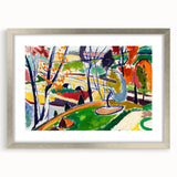 Modern Wall Art of Vibrant Abstract Landscape - Contemporary Design