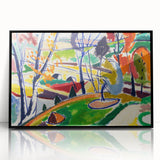 Modern Wall Art of Vibrant Abstract Landscape - Contemporary Design