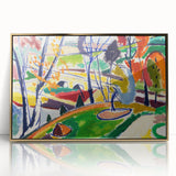 Modern Wall Art of Vibrant Abstract Landscape - Contemporary Design