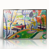 Modern Wall Art of Vibrant Abstract Landscape - Contemporary Design