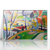 Modern Wall Art of Vibrant Abstract Landscape - Contemporary Design