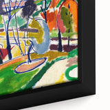 Modern Wall Art of Vibrant Abstract Landscape - Contemporary Design