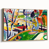 Modern Wall Art of Vibrant Abstract Landscape - Contemporary Design