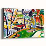 Modern Wall Art of Vibrant Abstract Landscape - Contemporary Design